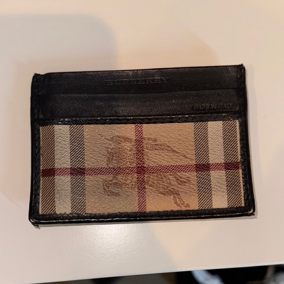 Burberry cardholder with Classic Check Pattern - Picture 1 of 4